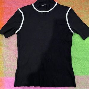 Zara ribbed T-shirt